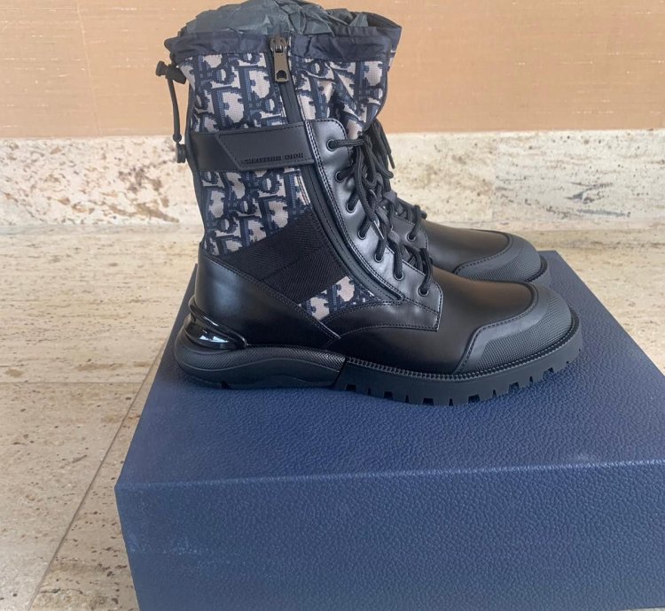 Combat High Boots In Black