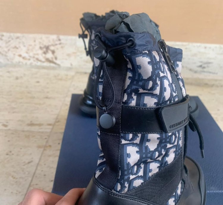 Combat High Boots In Black