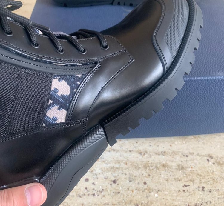 Combat High Boots In Black