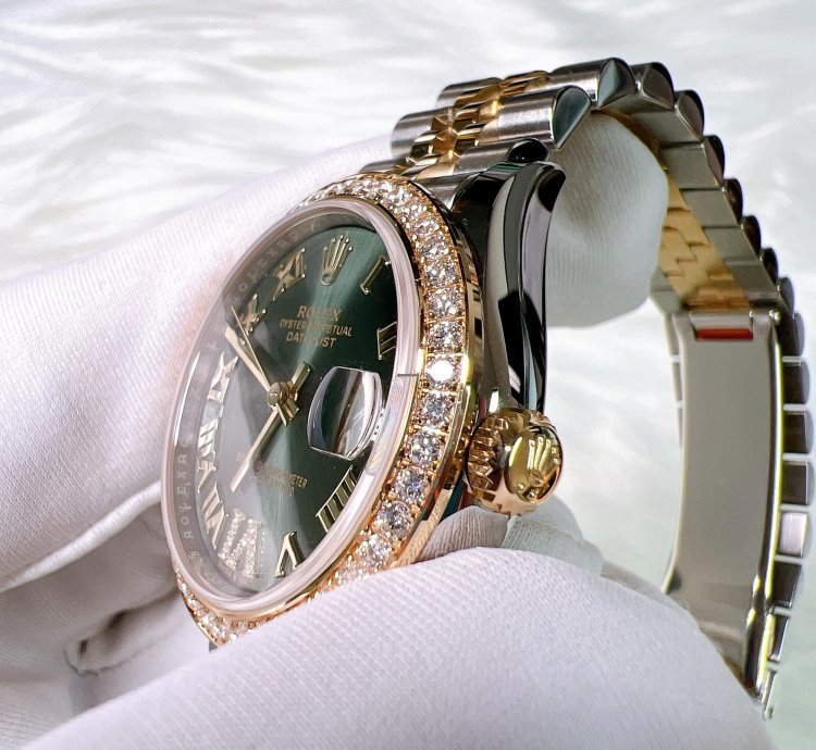 Rolex Datejust 31 2025 New Datejust 31 Green Roman Vi Diamond Jubilee