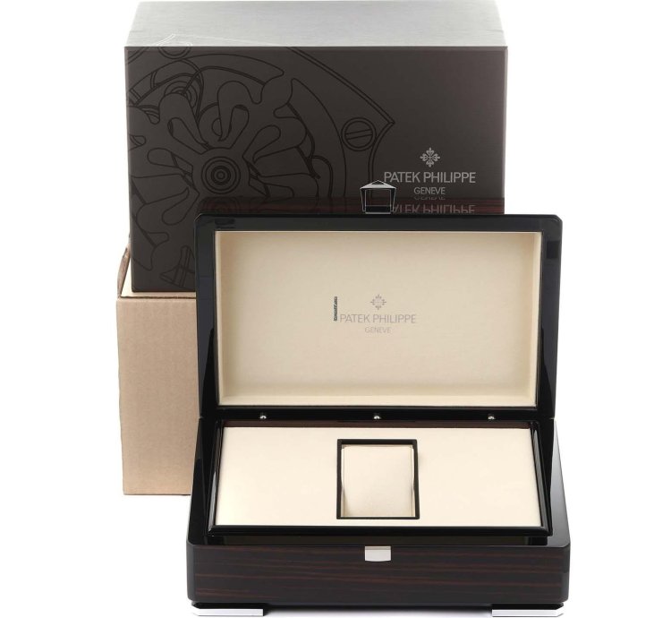 Patek Philippe Annual Calendar Chronograph Complications Annual Calendar Black Dial Platinum Watch 5905