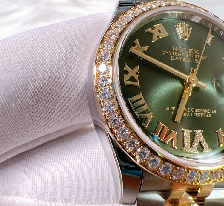 Rolex Datejust 31 2025 New Datejust 31 Green Roman Vi Diamond Jubilee