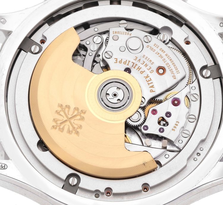 Patek Philippe Annual Calendar Chronograph Complications Annual Calendar Black Dial Platinum Watch 5905