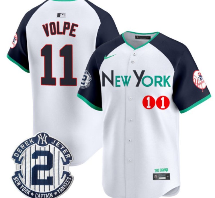 Anthony Volpe Jersey 11 New York Yankees City Connect Vapor Premier Limited Stitched Alternate