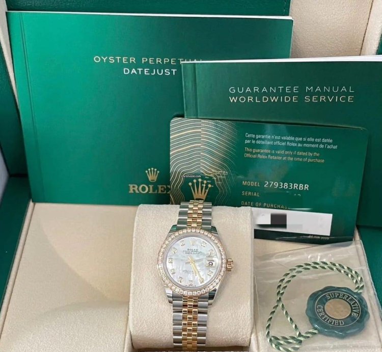Rolex Datejust 31 2025 New Datejust 31 Yellow Gold Diamond Mop Mother Of Pearl Jubilee