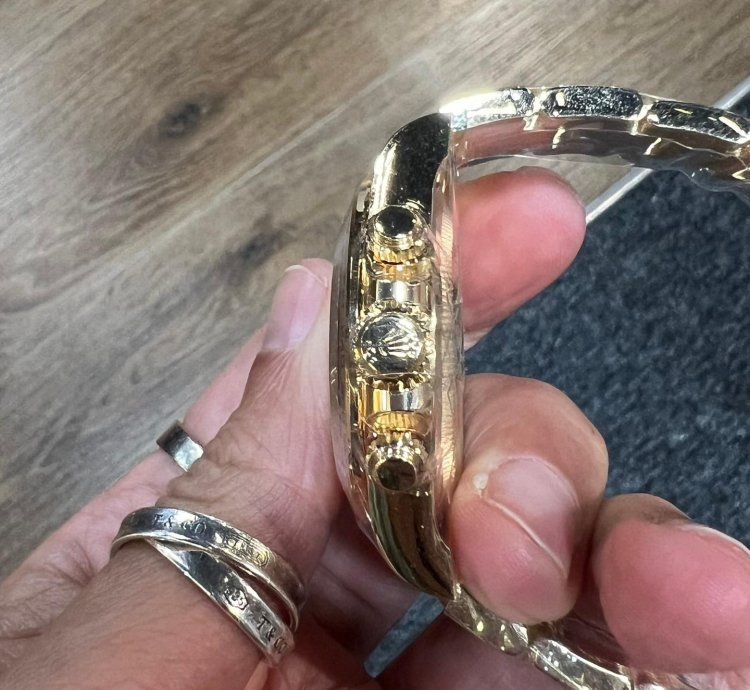 Rolex Daytona 2025 New Daytona Yellow Gold Champagne Golden Dial