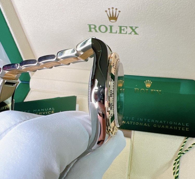 Rolex Daytona 2025 New Daytona Yellow Gold Two Tone Black Diamond Dial