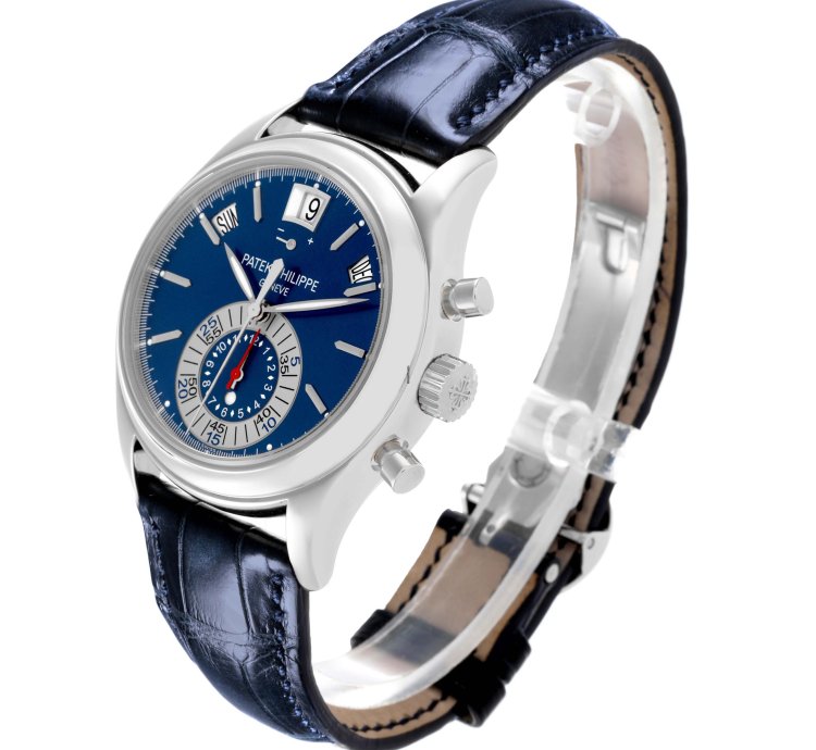 Patek Philippe Annual Calendar Chronograph Complications Annual Calendar Platinum Chronograph Mens Watch 5960p