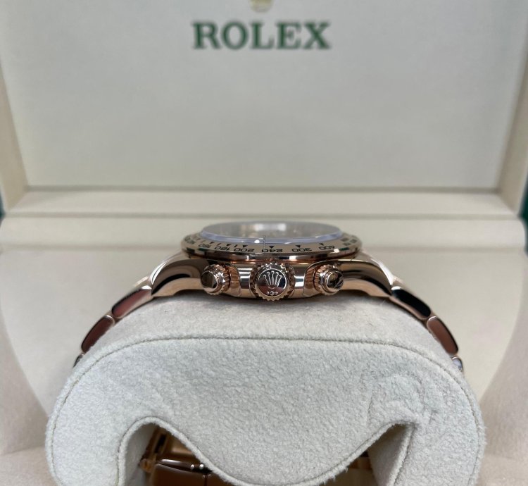 Rolex Daytona rose Gold Black Diamond Dot Dial