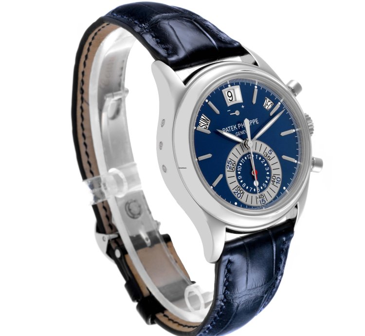Patek Philippe Annual Calendar Chronograph Complications Annual Calendar Platinum Chronograph Mens Watch 5960p