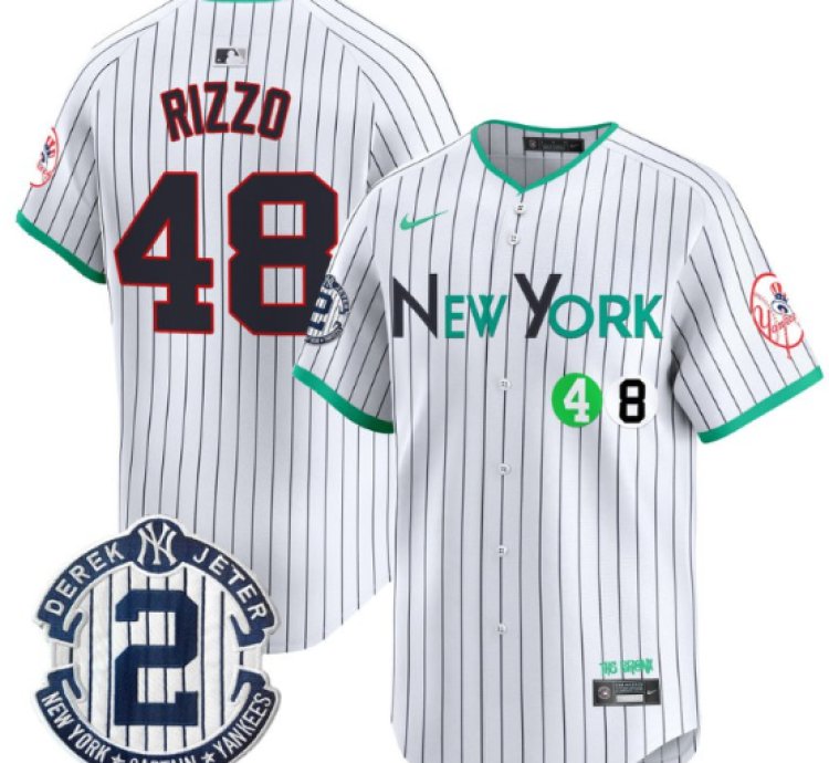 Anthony Rizzo Jersey 48 New York Yankees City Connect Vapor Premier Limited Stitched Pinstripe