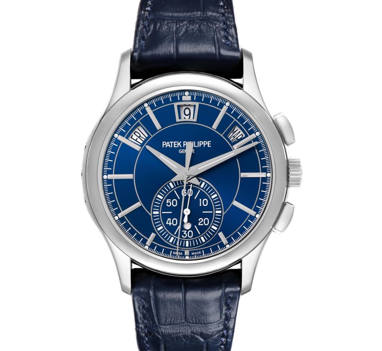 Patek Philippe Annual Calendar Chronograph Complications Annual Calendar Platinum Watch 5905 Box Papers