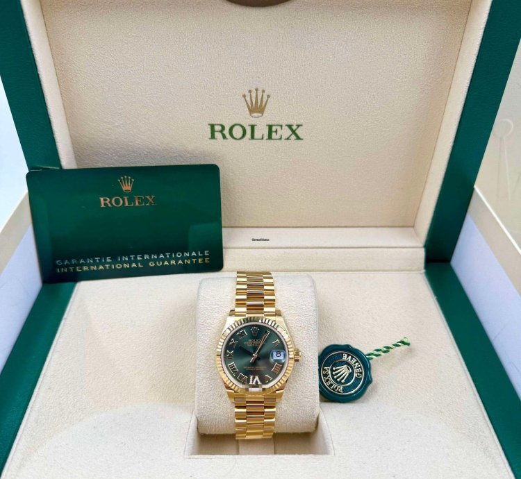 Rolex Datejust 31 278278 31mm Yellow Gold Olive Diamond Vi Dial 2024