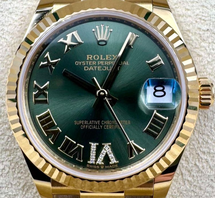 Rolex Datejust 31 278278 31mm Yellow Gold Olive Diamond Vi Dial 2024