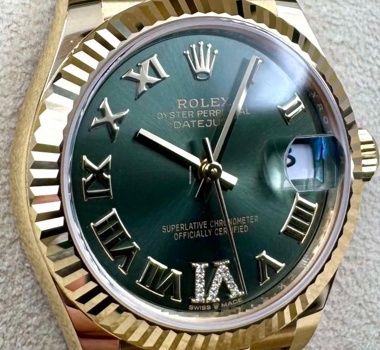 Rolex Datejust 31 278278 31mm Yellow Gold Olive Diamond Vi Dial 2024