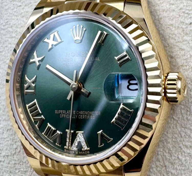 Rolex Datejust 31 278278 31mm Yellow Gold Olive Diamond Vi Dial 2024