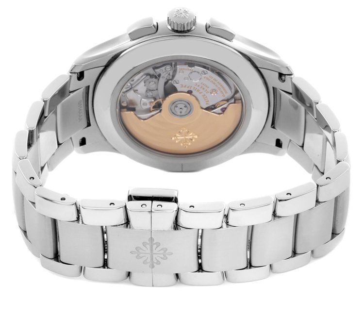Patek Philippe Annual Calendar Chronograph Complications Annual Calendar Steel Mens Watch 5905 Box Papers
