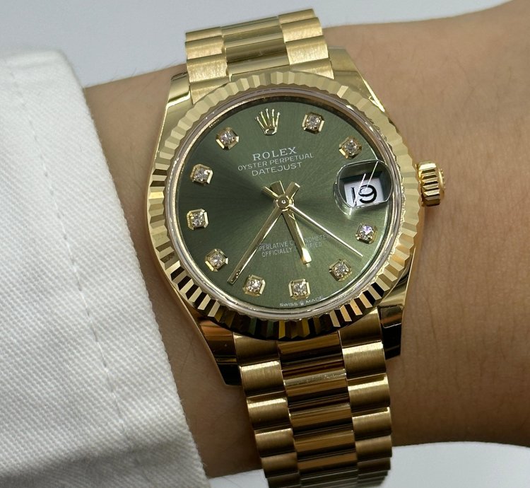 Rolex Datejust 31 278278g Green