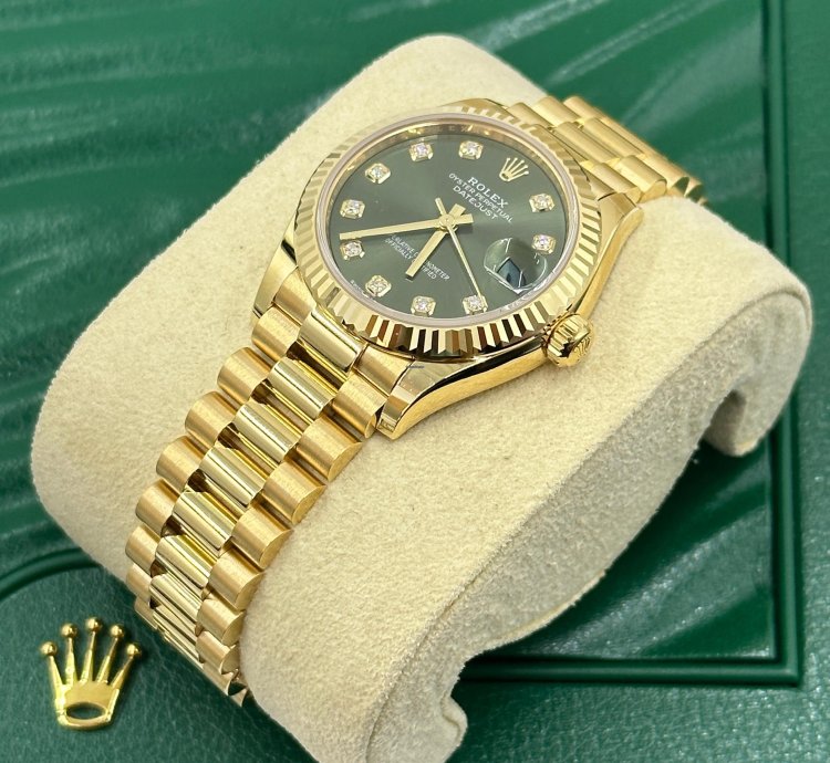 Rolex Datejust 31 278278g Green