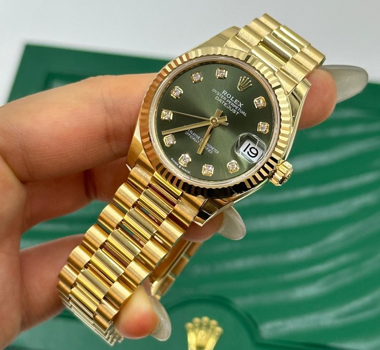 Rolex Datejust 31 278278g Green