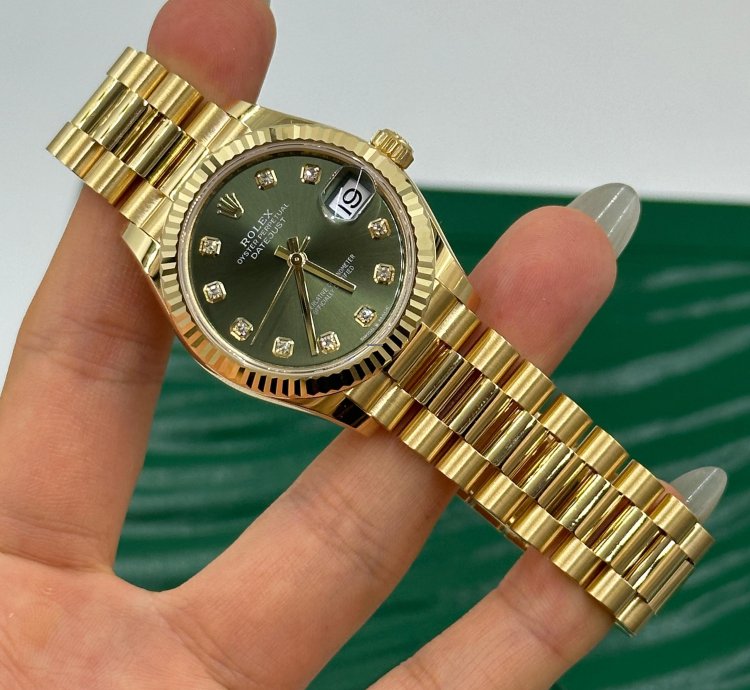 Rolex Datejust 31 278278g Green