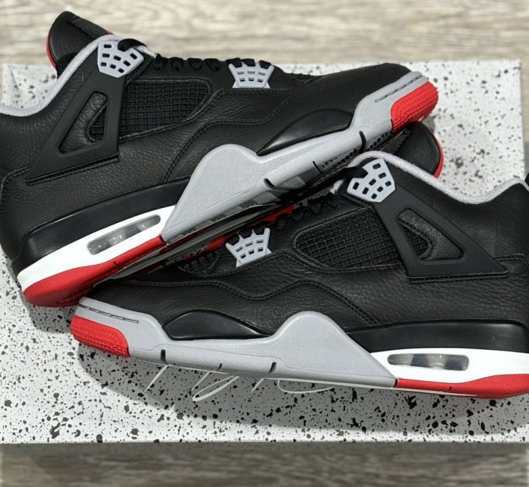 Nike Air Jordan Retro 4 Bred Reimagined
