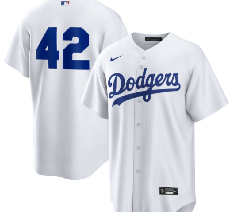 Los Angeles Dodgers Home 2025 Jackie Robinson Day Men Jersey - White