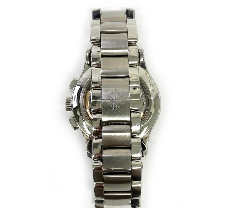 Patek Philippe Annual Calendar Chronograph Complications Stainless Steel Olive Green Dial 5905 1a-001