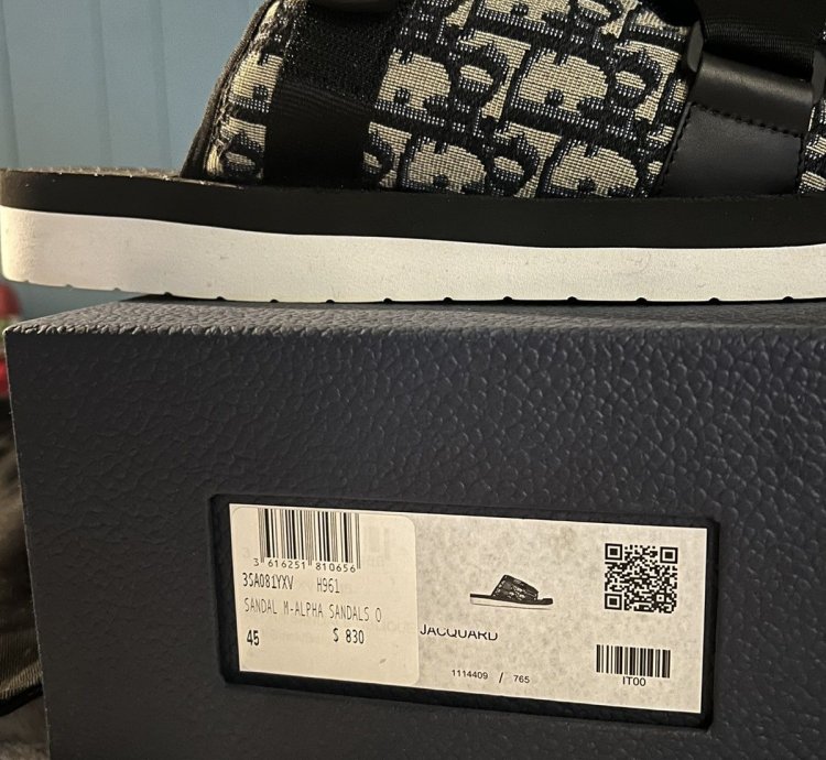 Dior Alpha Oblique Sandals