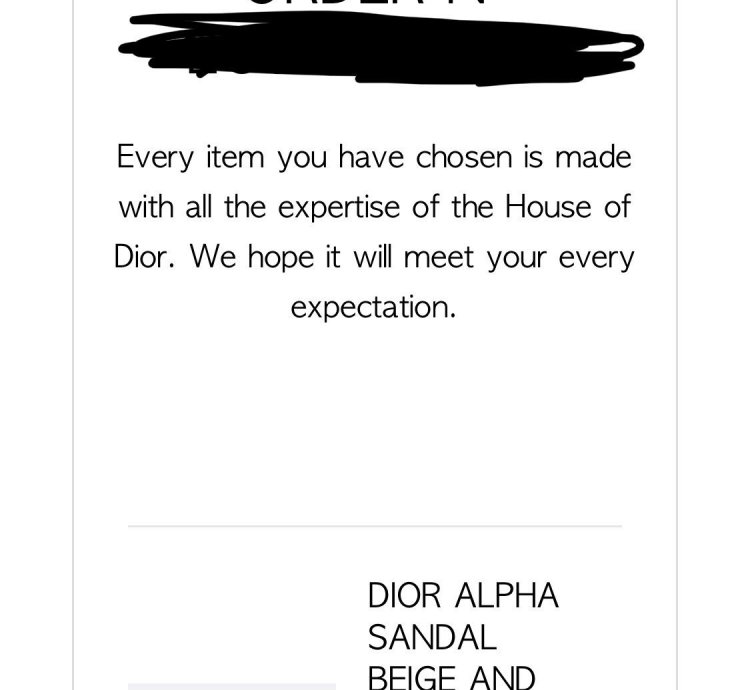 Dior Alpha Sandal