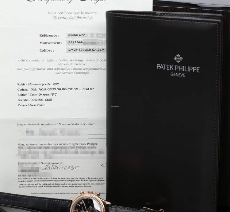 Patek Philippe Annual Calendar Chronograph Flyback Chronograph 5960r-012