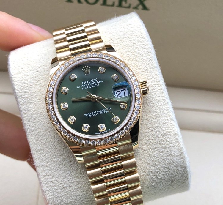 Rolex Datejust 31 278288rbr Diamonds Green
