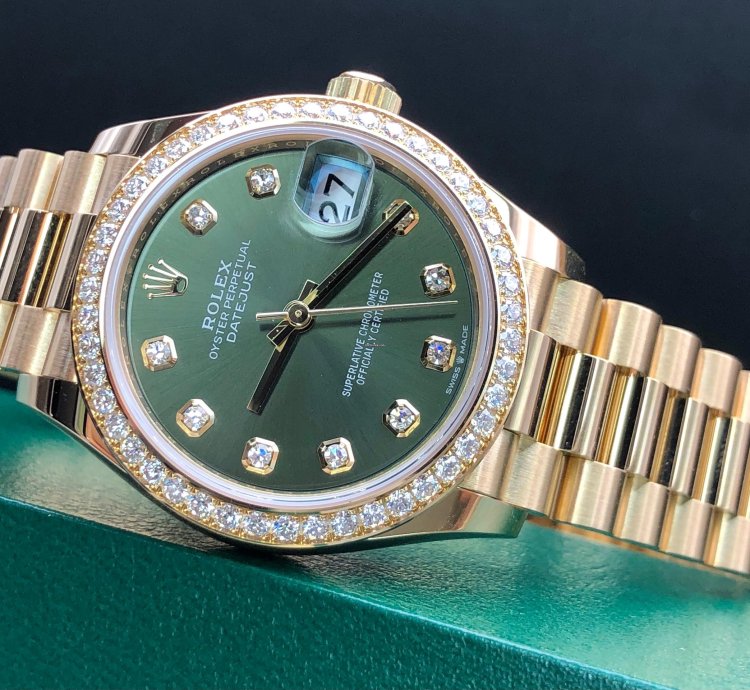 Rolex Datejust 31 278288rbr Diamonds Green
