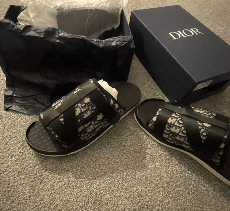 Dior Alpha Sandal Black