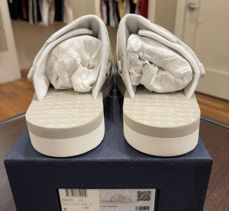 Dior Alpha Slide Off White