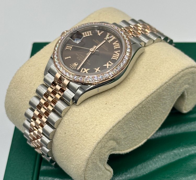 Rolex Datejust 31 278381rbr Chocolate Roman Iv Diamond Jubilee
