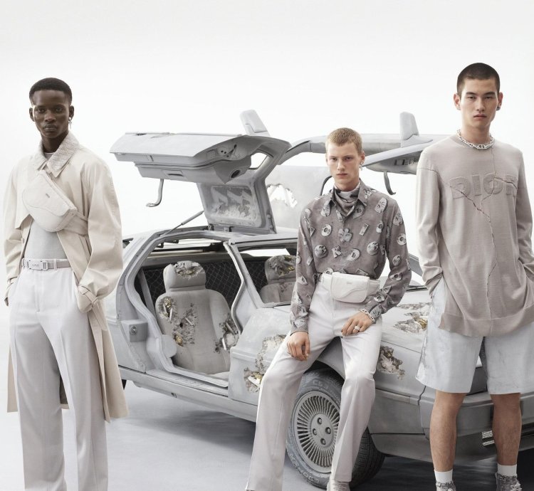 Dior And Danielarsham Translucentwhite Hightop Rubber Boots