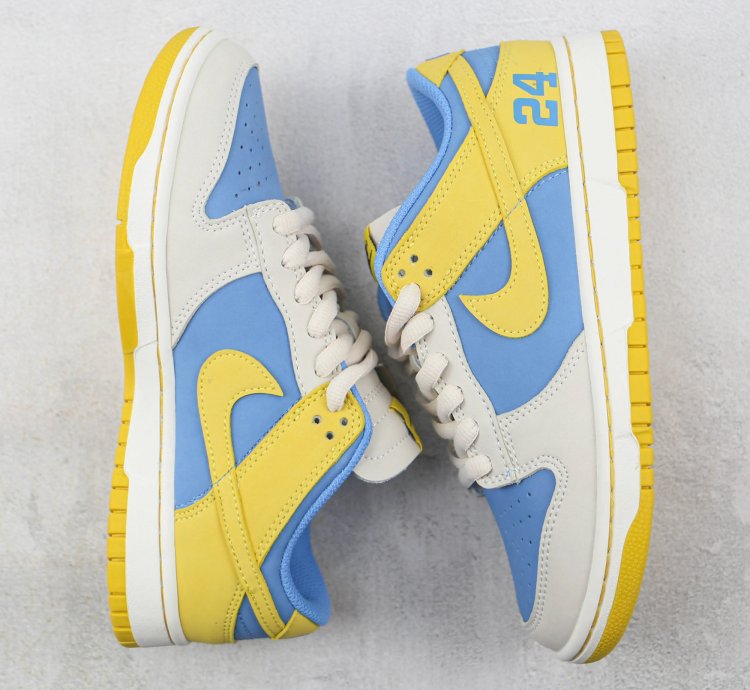 Nike Sb Dunk Low X Kobe Bryant Yellow Blue Sneakers