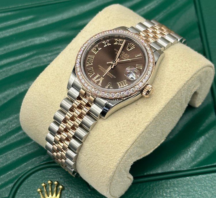 Rolex Datejust 31 278381rbr Chronolate Roman Iv Diamond Jubilee