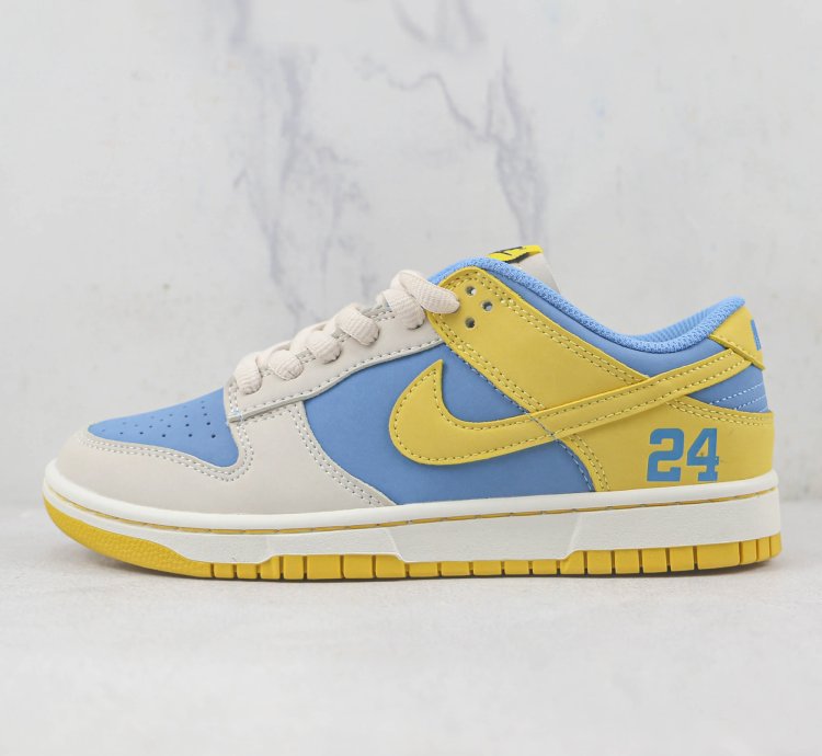 Nike Sb Dunk Low X Kobe Bryant Yellow Blue Sneakers
