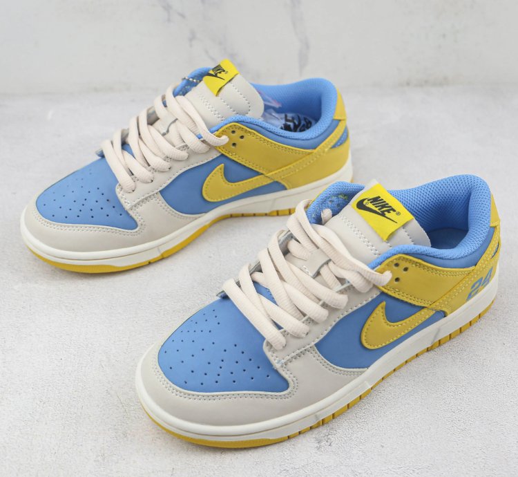 Nike Sb Dunk Low X Kobe Bryant Yellow Blue Sneakers