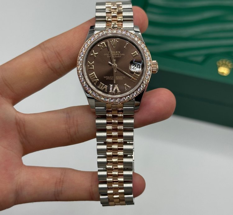 Rolex Datejust 31 278381rbr Chronolate Roman Iv Diamond Jubilee