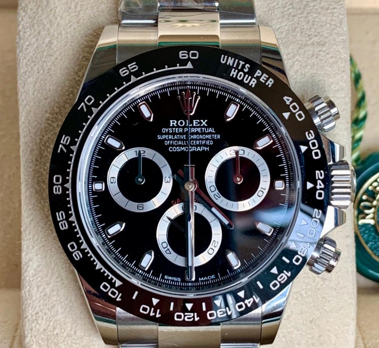 Rolex Daytona 116500ln Black Dial Full Set 2022 Never Worn