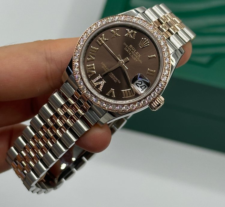 Rolex Datejust 31 278381rbr Chronolate Roman Iv Diamond Jubilee