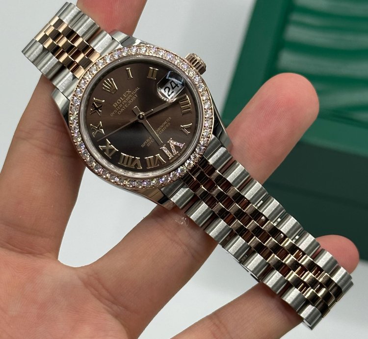 Rolex Datejust 31 278381rbr Chronolate Roman Iv Diamond Jubilee