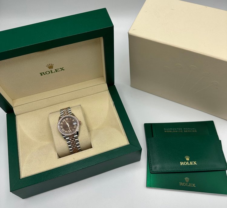 Rolex Datejust 31 278381rbr Chronolate Roman Iv Diamond Jubilee
