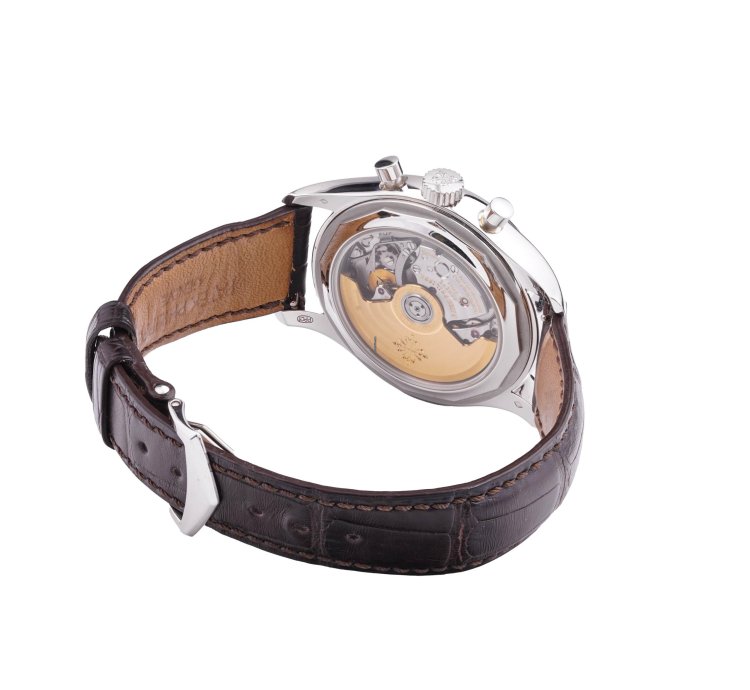 Patek Philippe Annual Calendar Chronograph Flyback Complication Grey Dial Platinum 5960p
