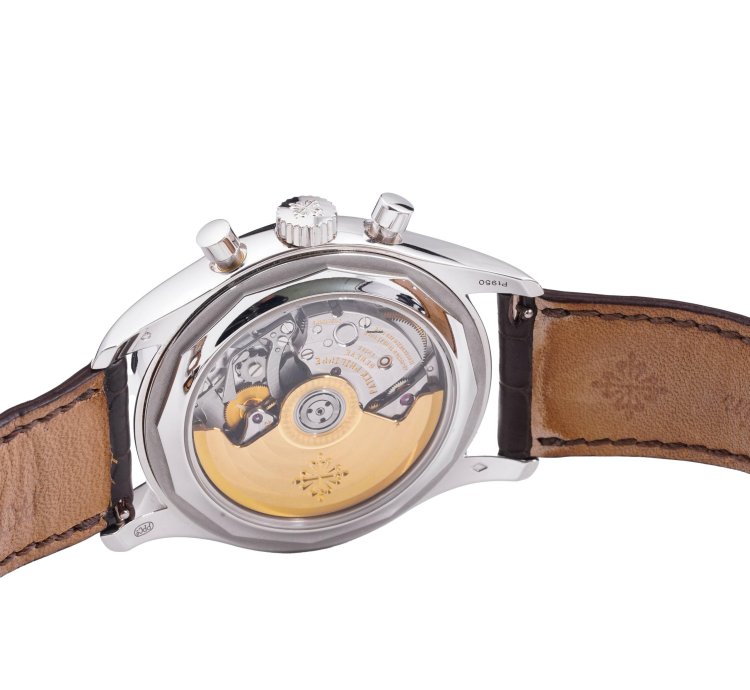 Patek Philippe Annual Calendar Chronograph Flyback Complication Grey Dial Platinum 5960p