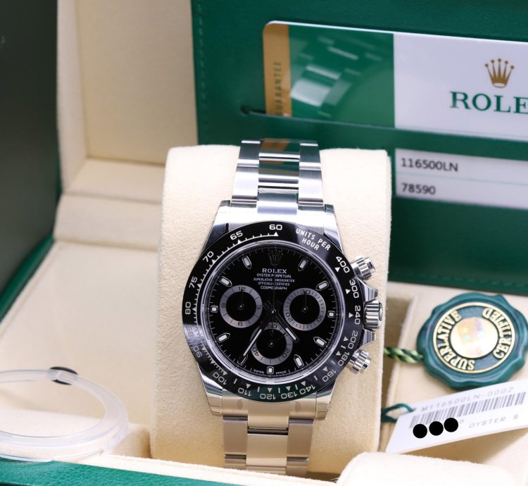 Rolex Daytona 116500ln Black Full Set From 11 2018 Tag Full Stickers