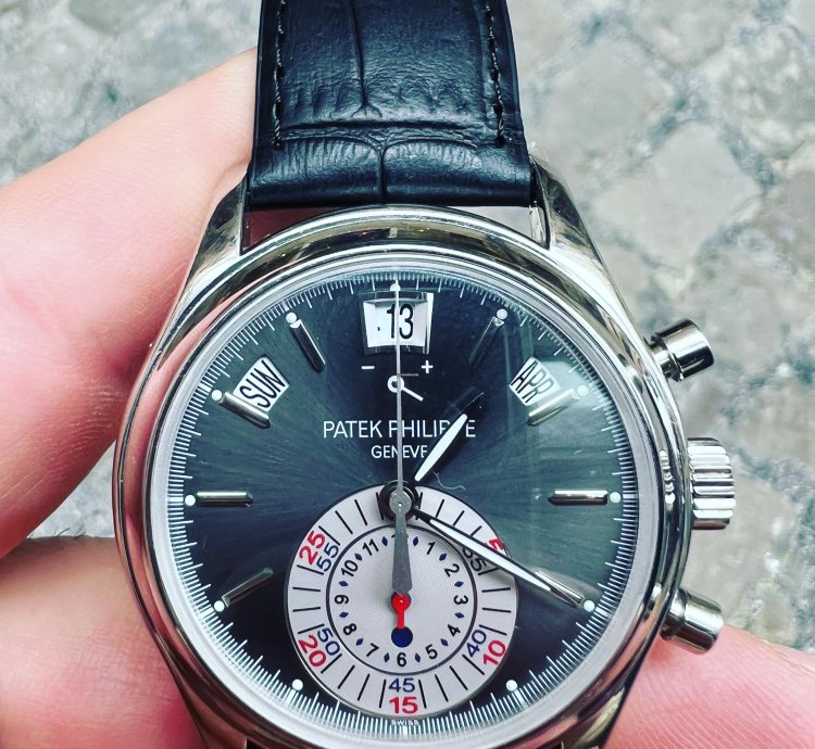 Patek Philippe Annual Calendar Chronograph Full Set Platino Platinum